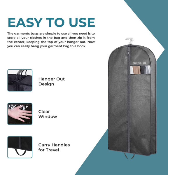 Rebrilliant Lindora Moth Proof Garment Bag Wayfair